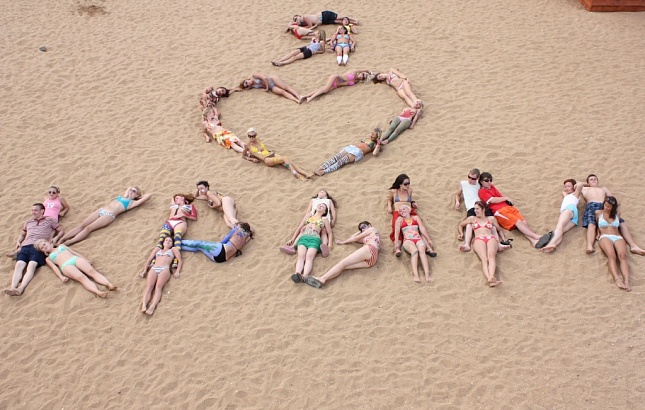 Туристы на отдыхе в Крыму